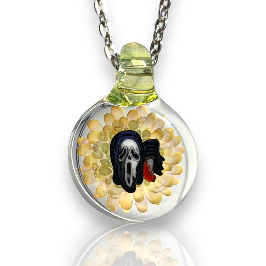 Tombstoned Glass Pendant