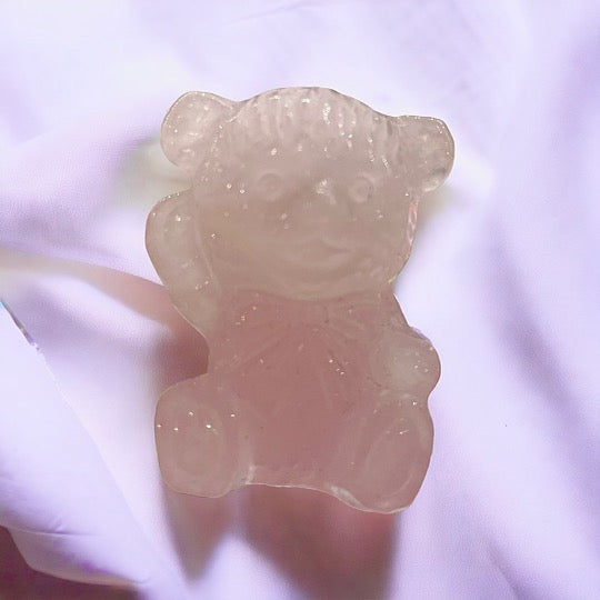 Rose Quartz Bear