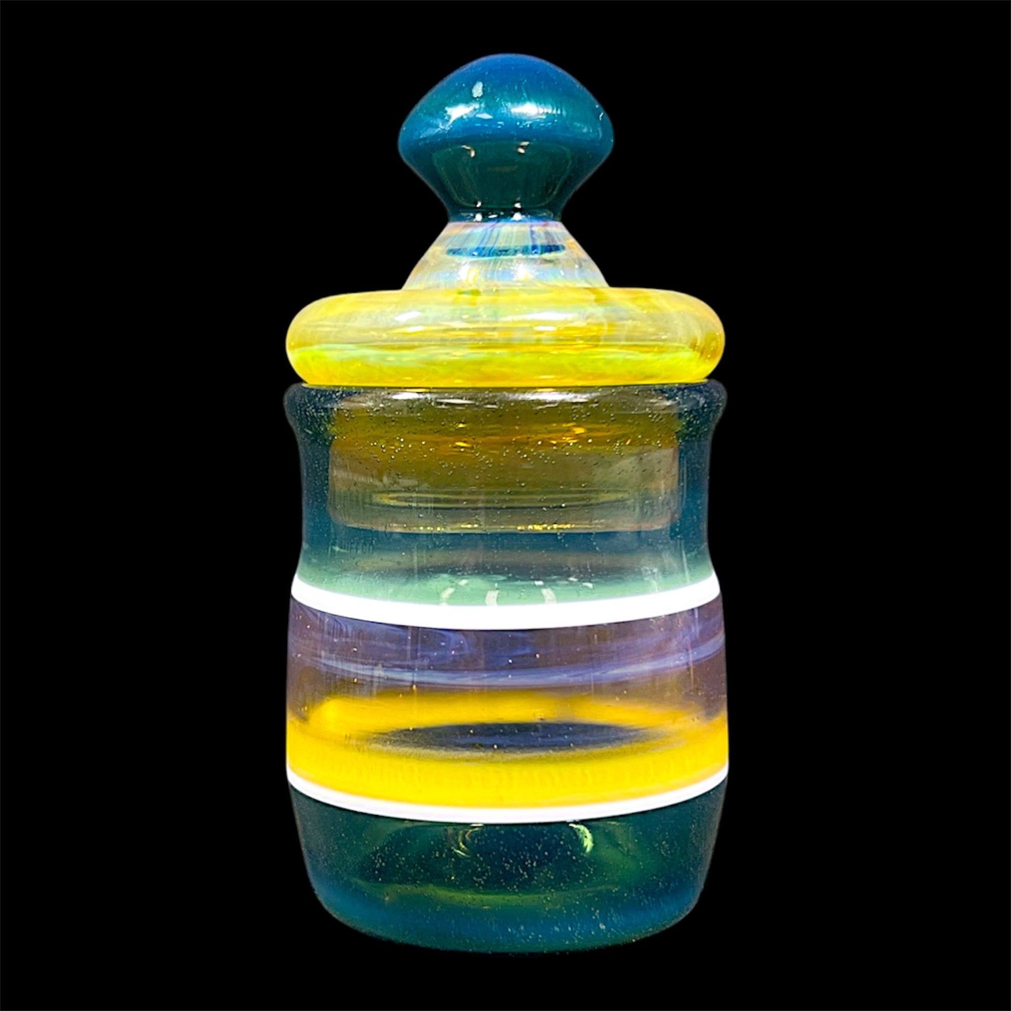 Bearded Glass Jar