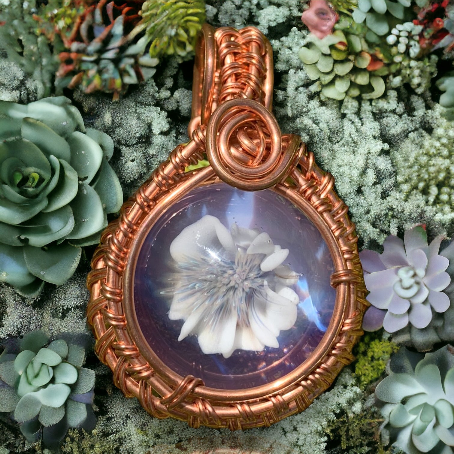 Marvin’s Glass x Copper Vibrations Pendant