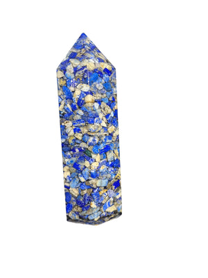 Lapis Lazuli Resin Tower
