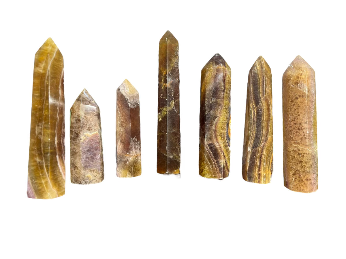 Yellow Fluorite Towers