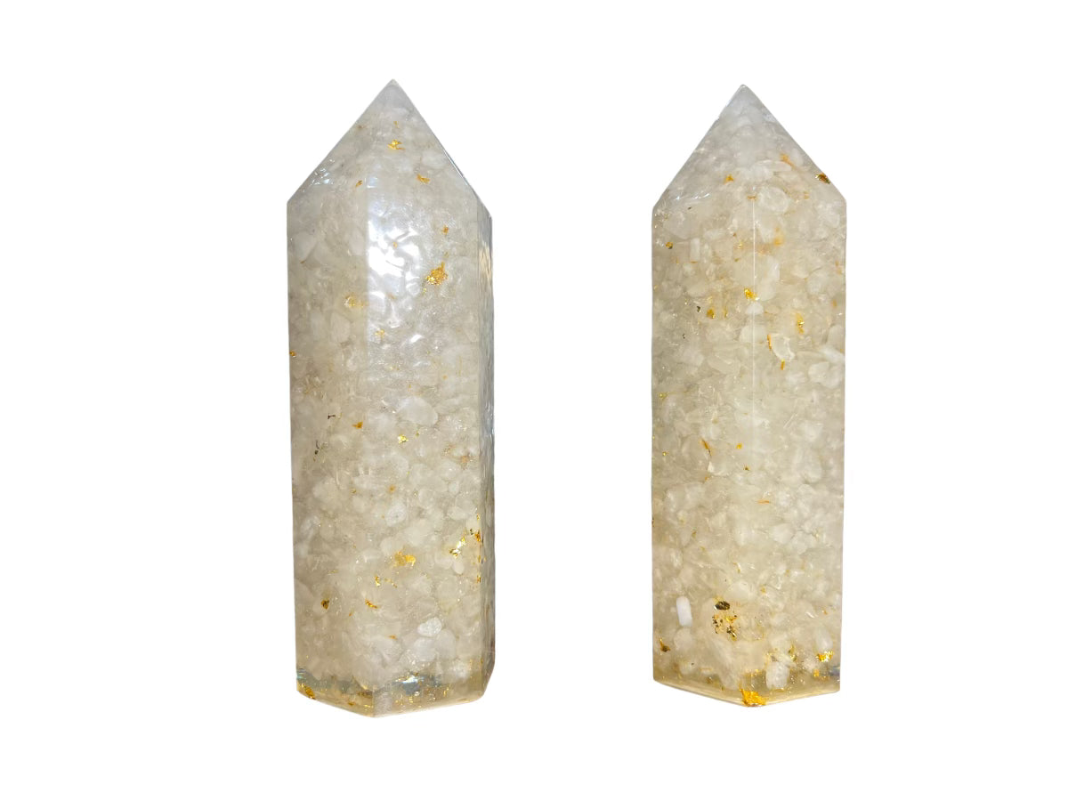 Clear Quartz Resin Towers