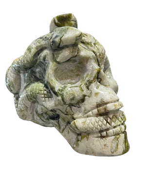 Stone skull