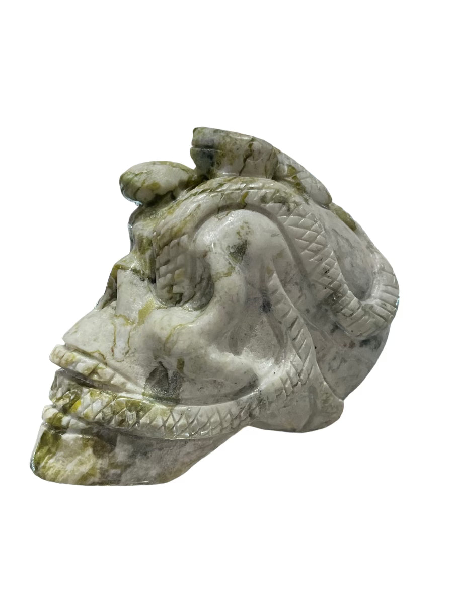 Stone skull