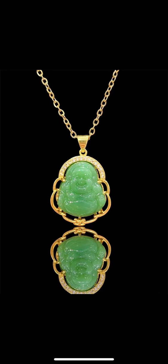Jade Buddha Necklace
