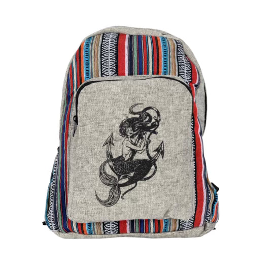 Mermaid Cotton Backpack