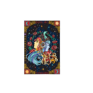 3D Celestial Zodiac Tapestry