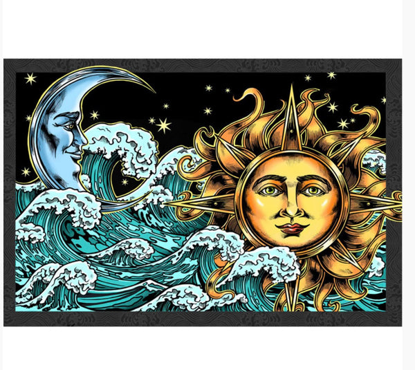 Moon Rising 3D Tapestry