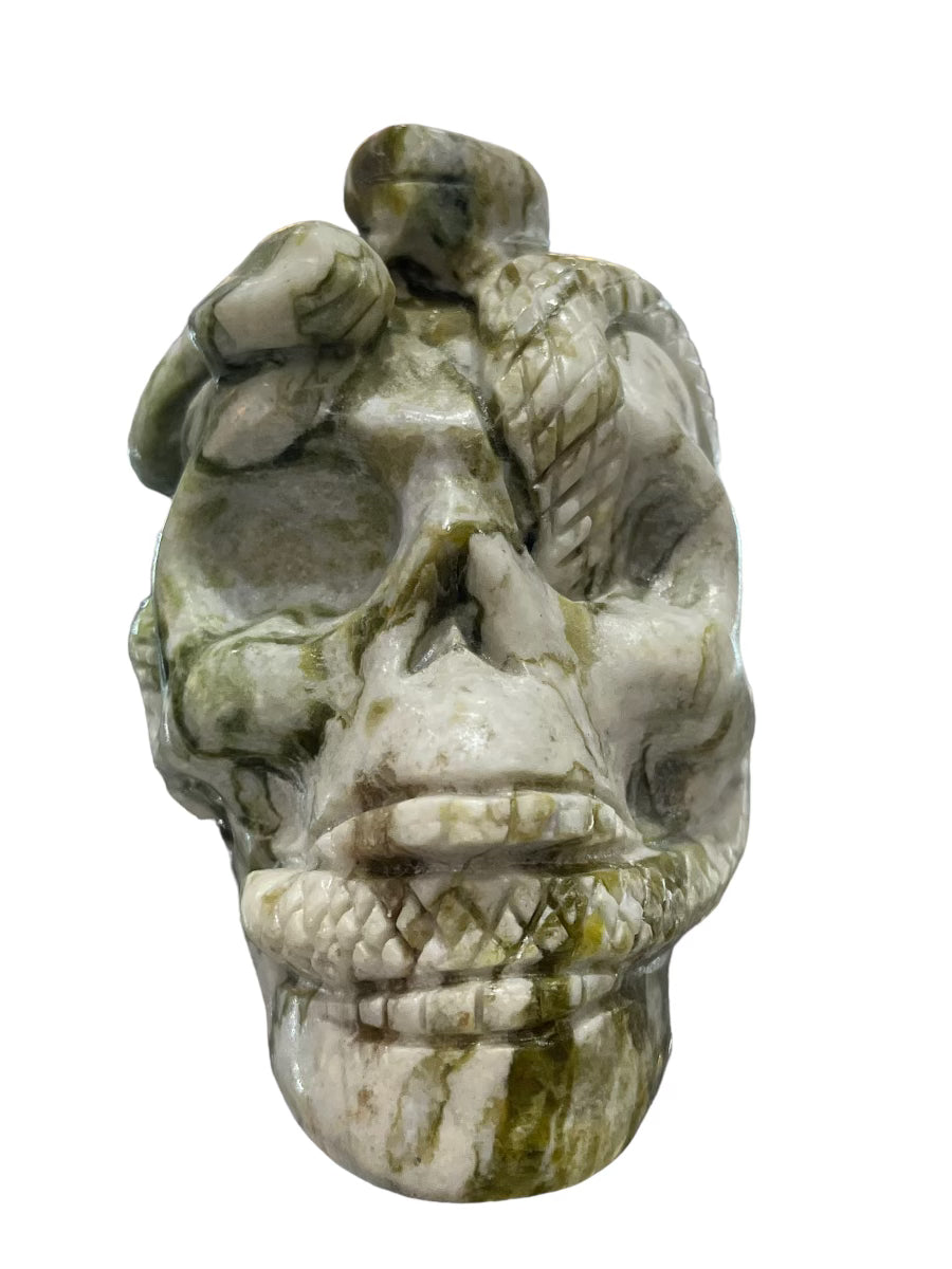 Stone skull