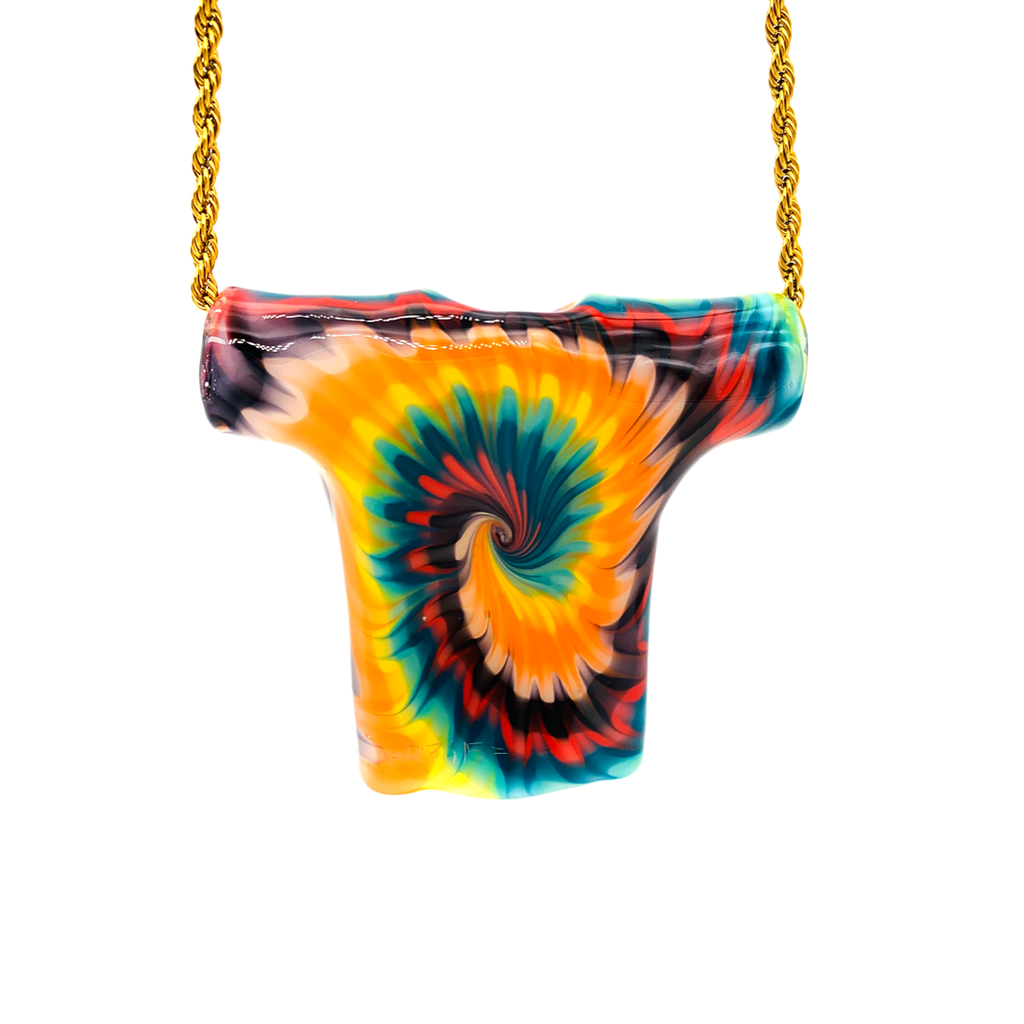 Regis Glass Fresh Laundry Tie-dye T-Shirt Pendant