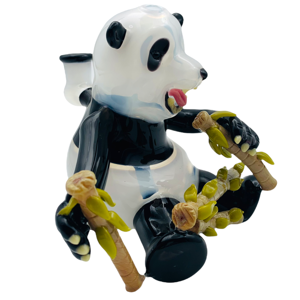 Domino Glass Siting Panda