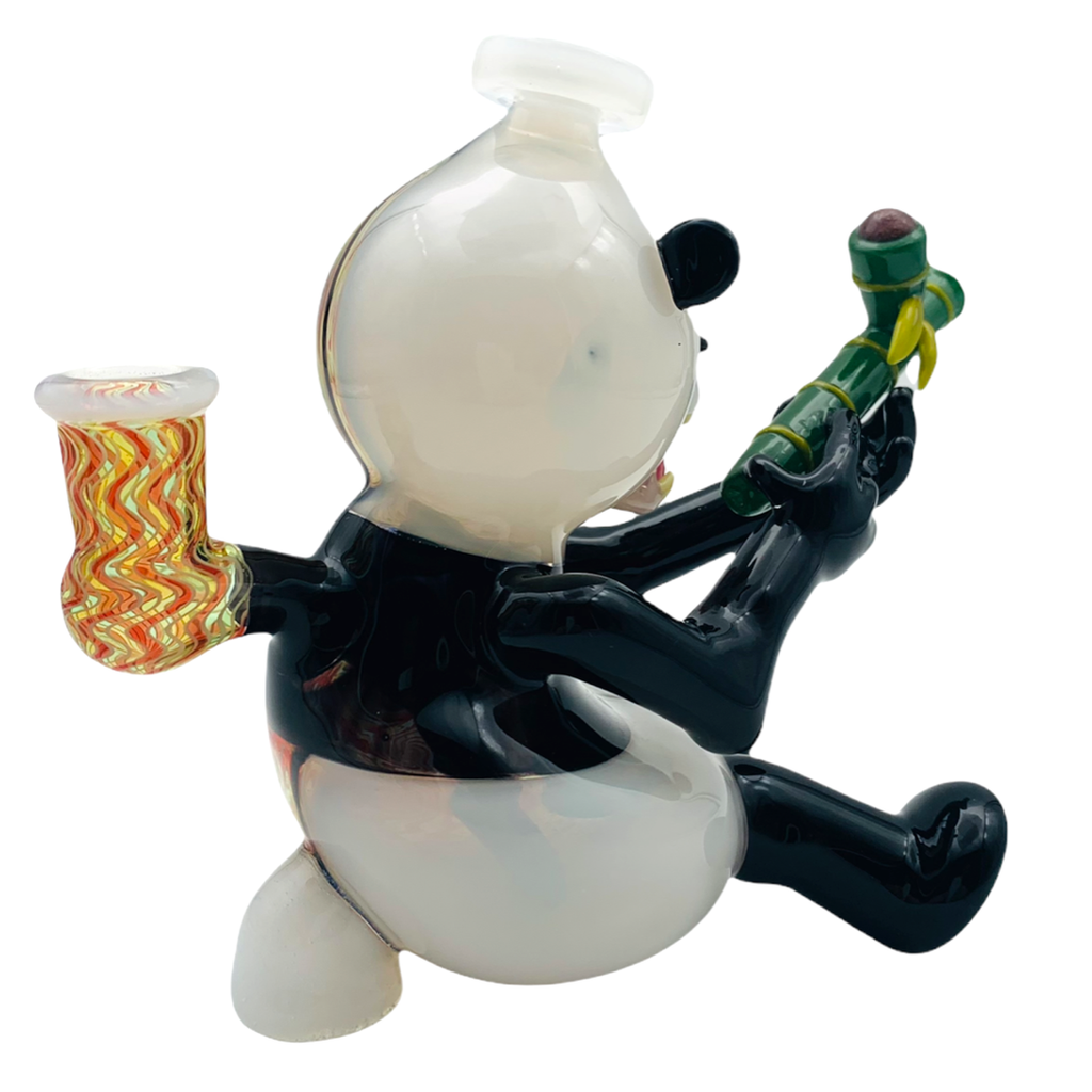 Domino Glass Siting Panda
