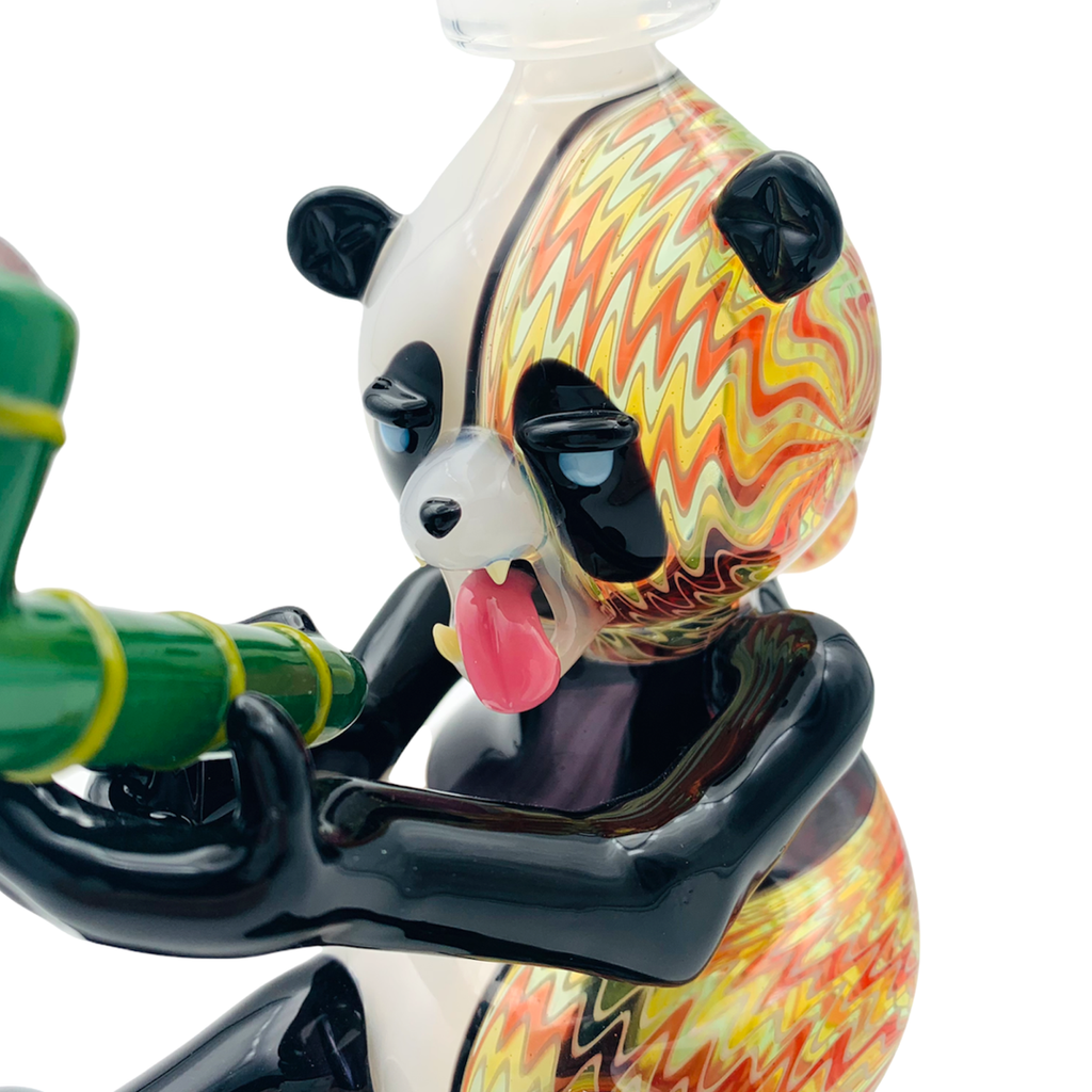 Domino Glass Siting Panda