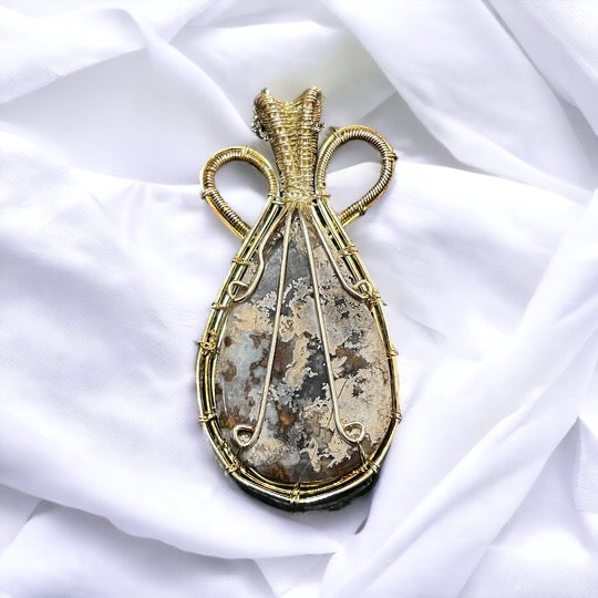 Sakura Agate Necklace