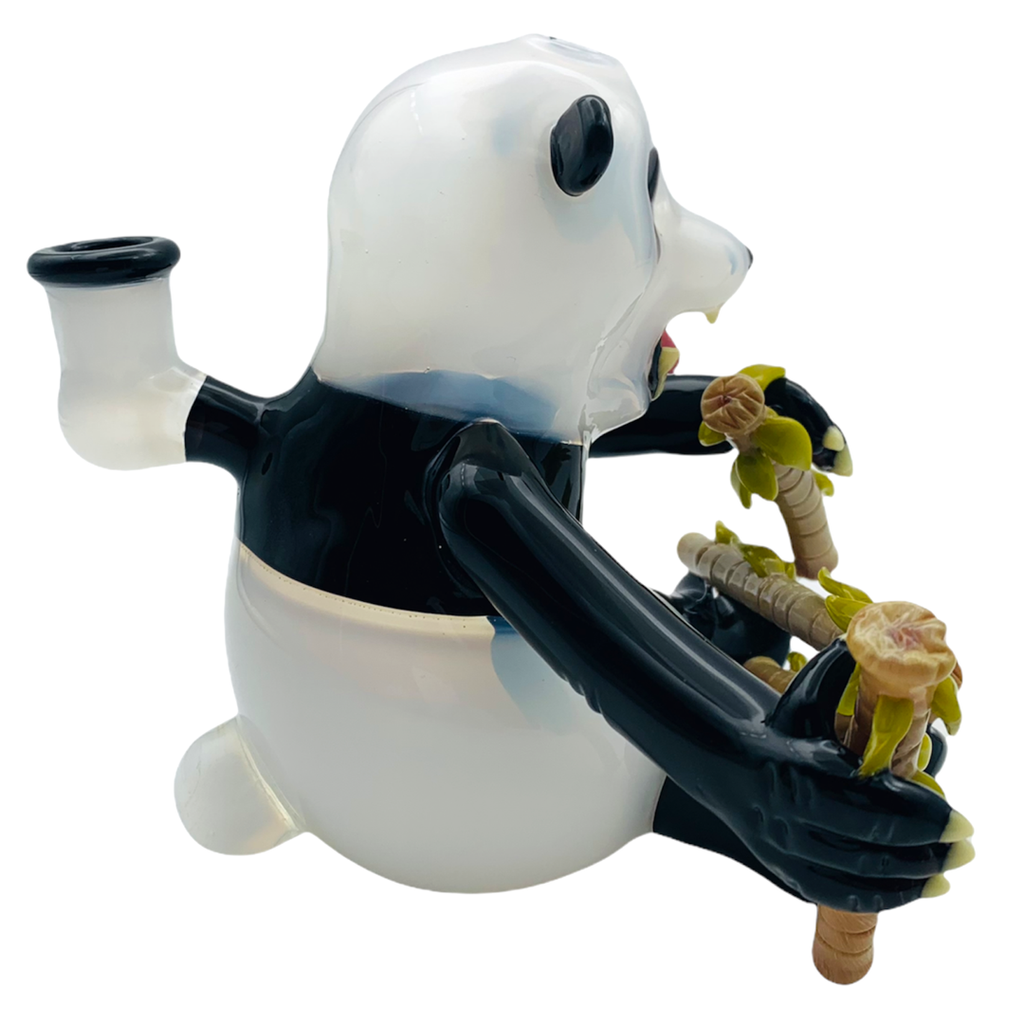 Domino Glass Siting Panda