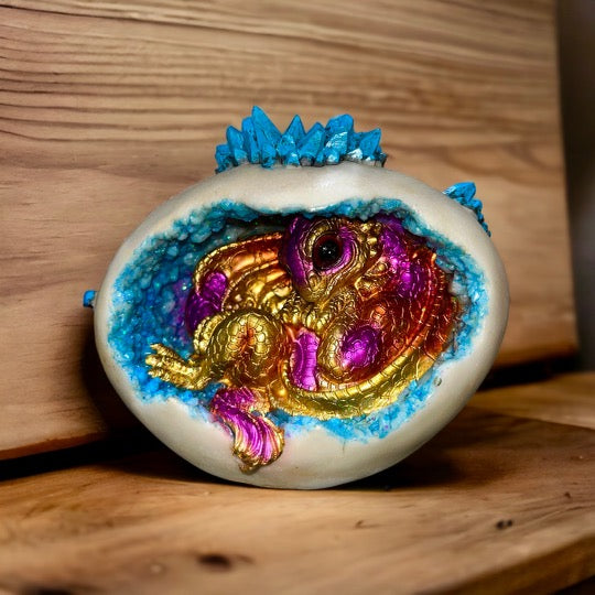 Yellow & Pink Dragon Incense Holder