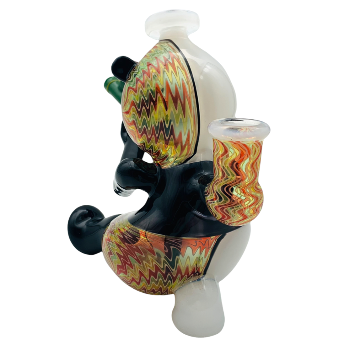 Domino Glass Siting Panda
