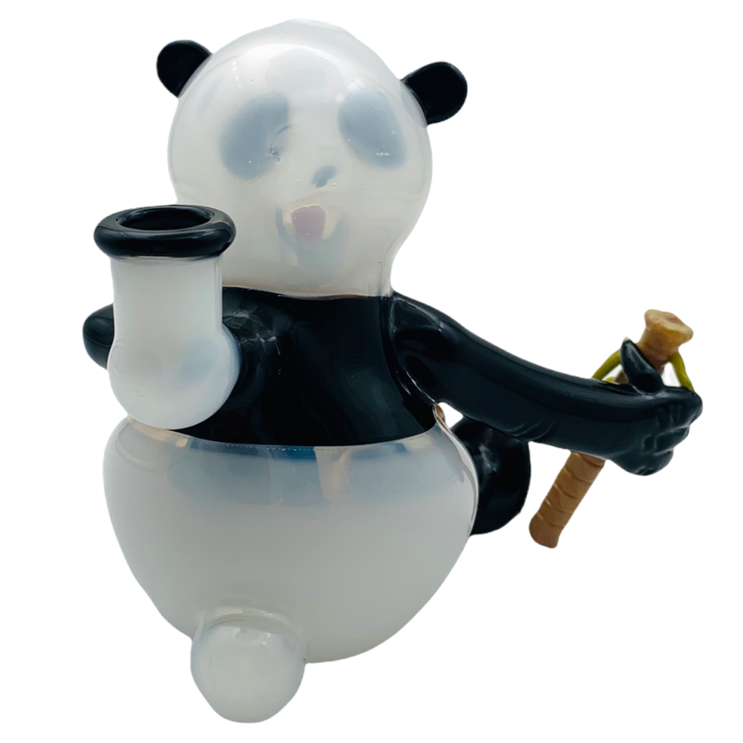 Domino Glass Siting Panda